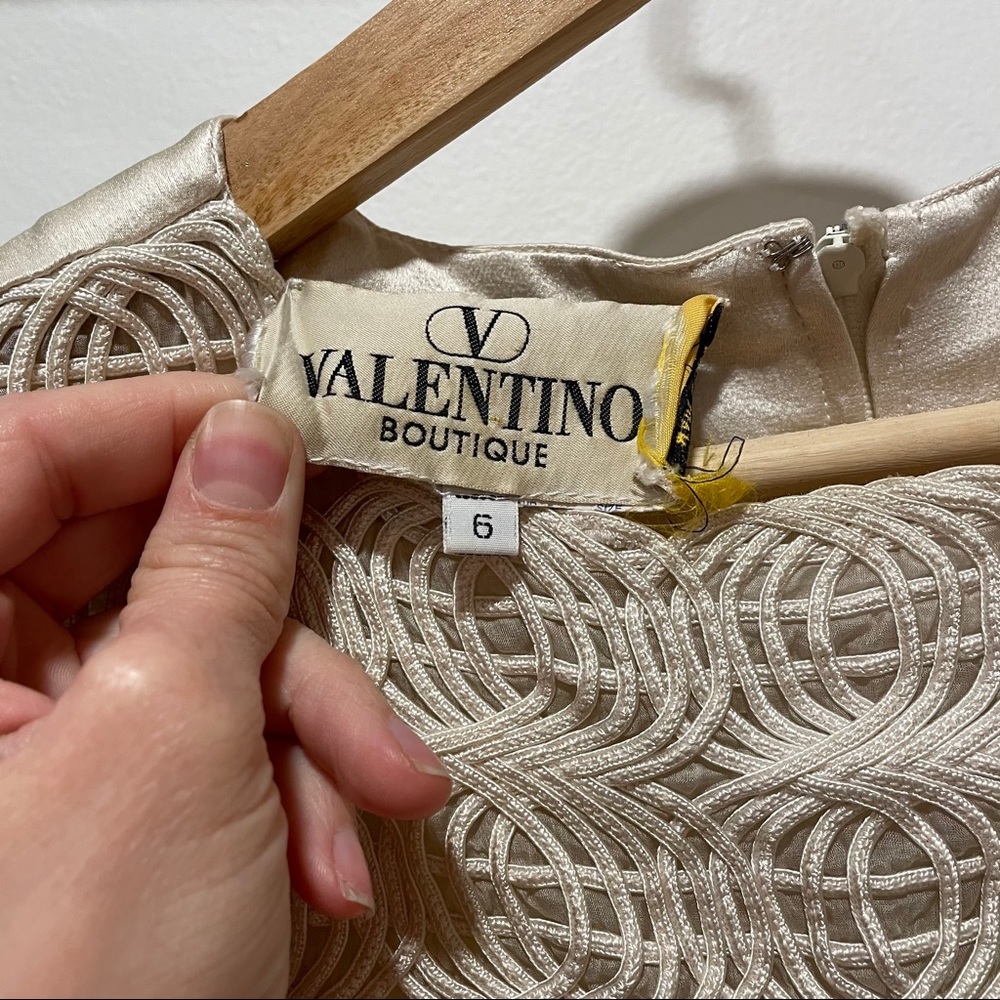 Vintage Valentino Woven Blouse Top